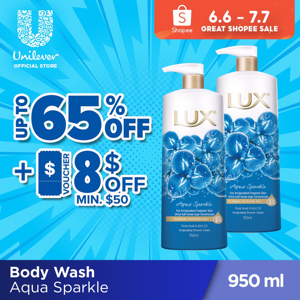 [Bundle of 2] LUX Body Wash 950ml x 2 Shopee Singapore