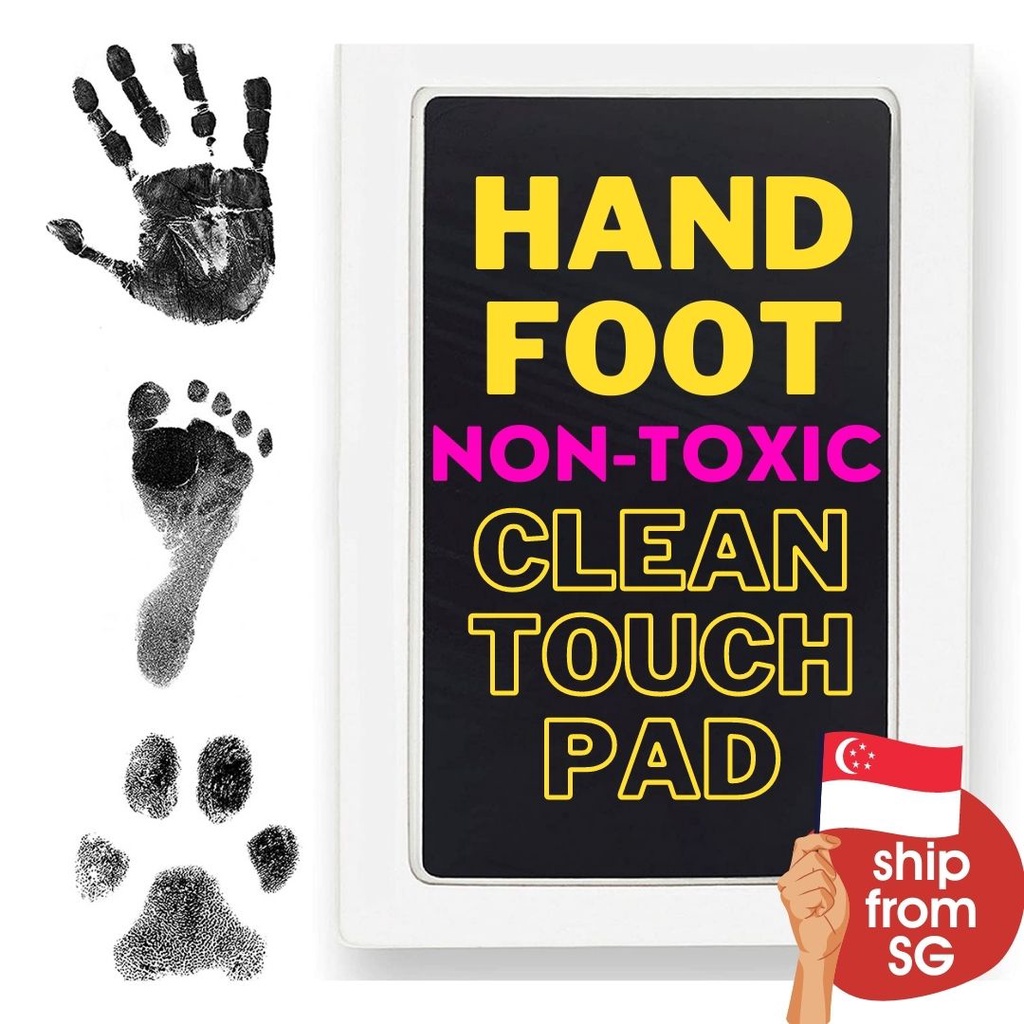 Clean Touch Hand Foot & Paw Print Ink Pad (Multiple Sizes) Shopee