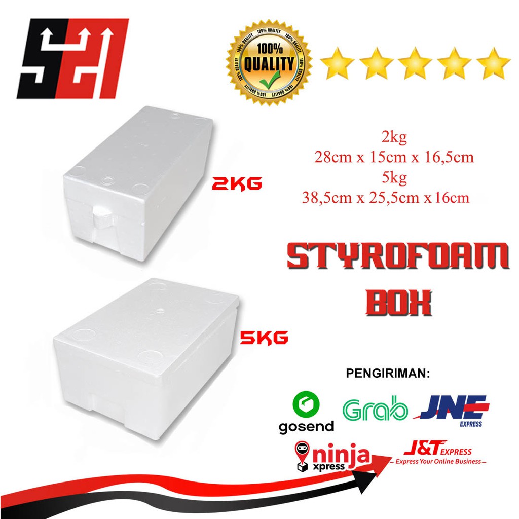 Styrofoam Box Fish Sterofoam Box Ice 2kg 5kg Shopee Singapore