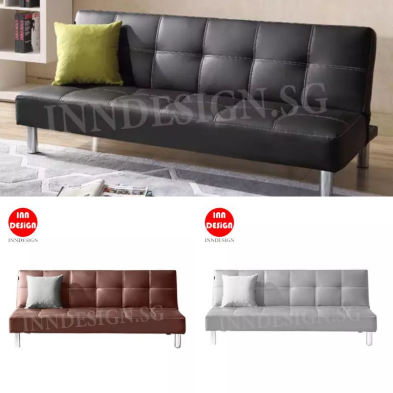 tbbsg homefurniture outlet Elvi PVC Sofa Bed / 3 Seaters Sofa (Free