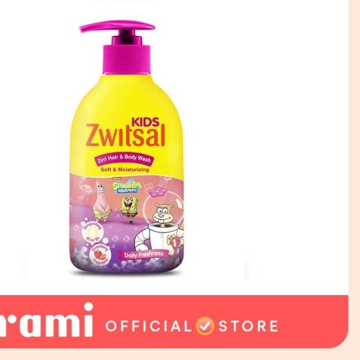 Zwitsal Kids 2 In 1 Liquid Bath Soap For Kids Soft And Moisturizing