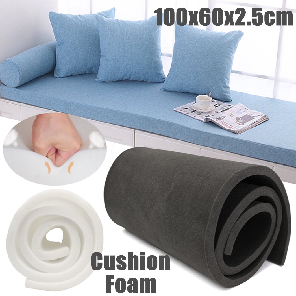 40''x24''x1'' High Density Seat Foam Cushion Replacement Firm Pad