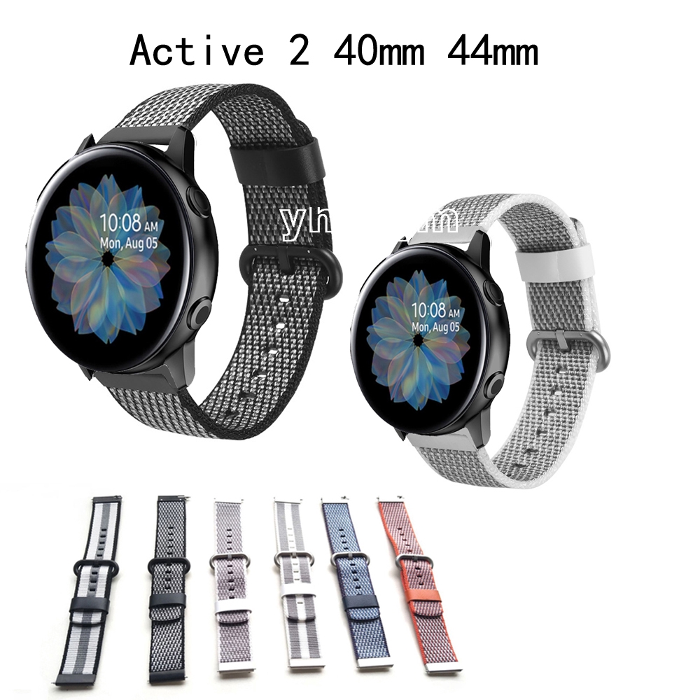 New Nylon Strap Samsung Galaxy Watch Active 2 40mm 44mm