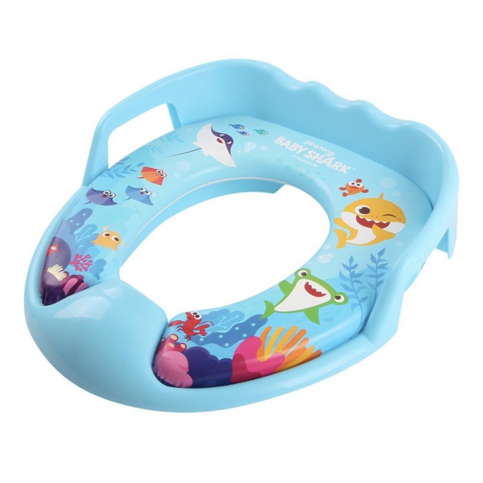 Pinkfong Baby Shark Potty Seat with Handle and Back Support / toilet