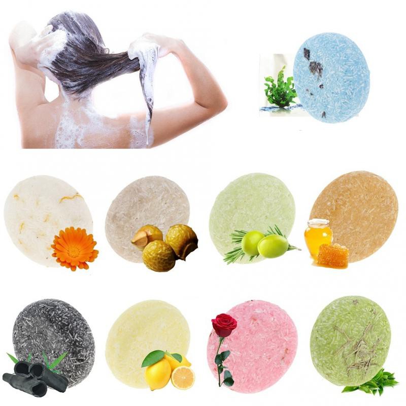 55g Portable Natural Bath Bar Soap,Shampoo Bar Soap Hair Growth Soap
