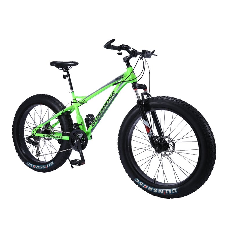 24 and 26 inch fat tire bike Carbon steel frame Beach cruiser snow fat