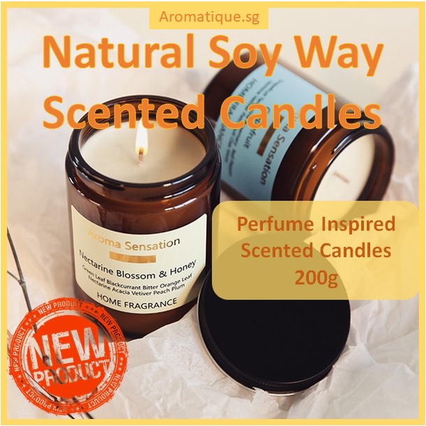 ★NEW★ Scented Candles ★200g★ Premium Perfume Inspired Aroma Scented