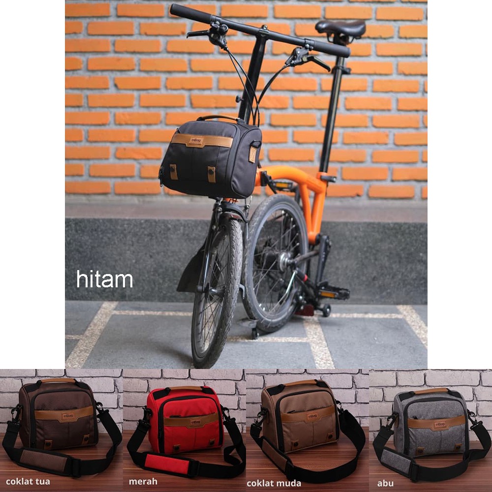 Seli Dahon Fnhon Brompton Tern Eibag Folding Front Block Bicycle Bag