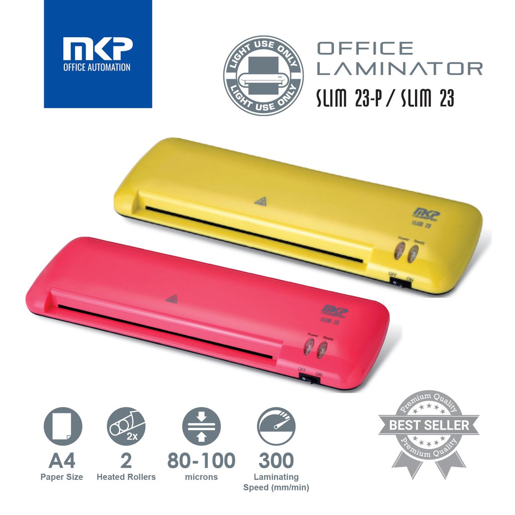 MKP A4 Laminate / Laminator / Laminating Machine SLIM23 Shopee Singapore