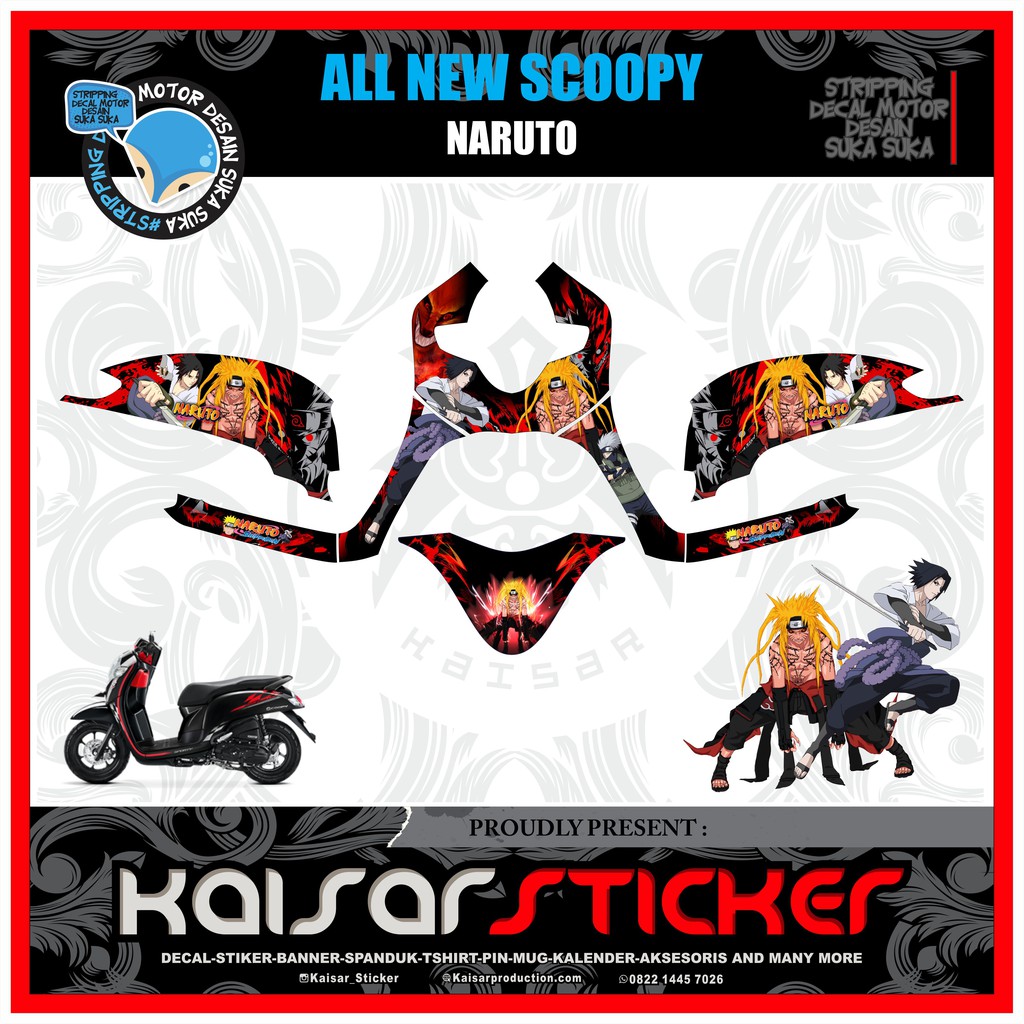 Motorcycle Anime Stickers Motorcycle for Life