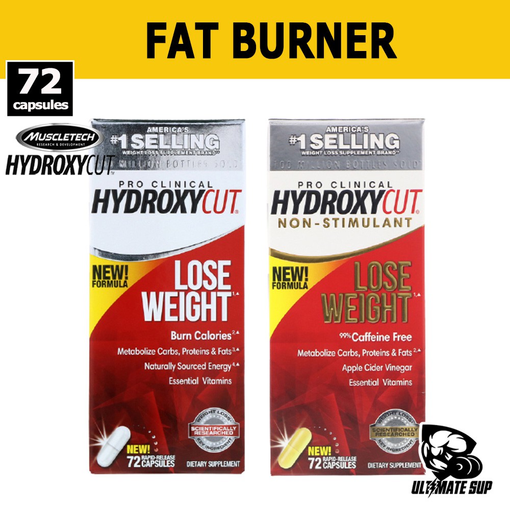 Hydroxycut, Pro Clinical Hydroxycut, Fat Burner Lose Weight, 72