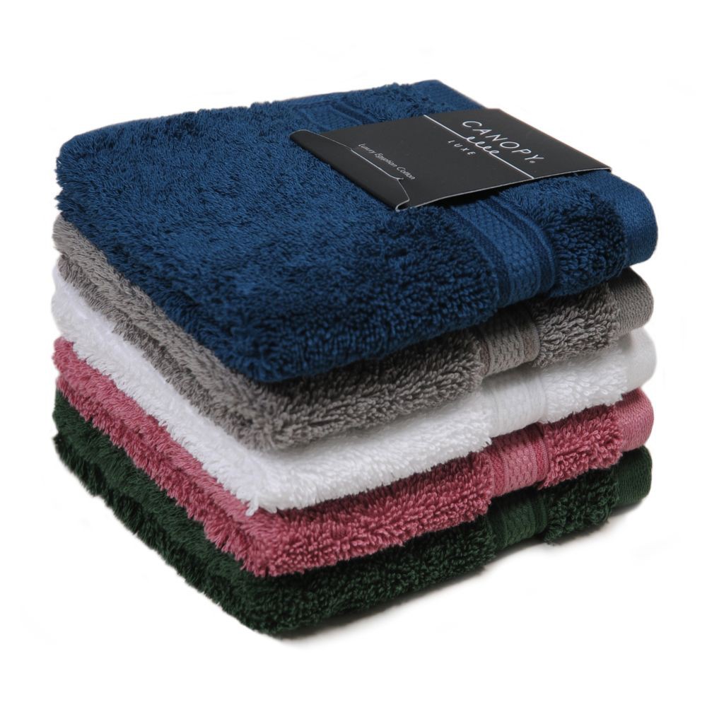 (1pc Face Towel) Canopy Luxe Premium Egyptian Cotton Luxurious,Ultra Soft Thick Deluxe Quality