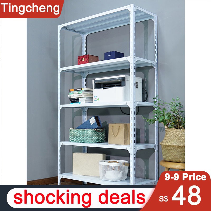 AntiRust Shelves Storage Steel Storage Rack Metal Rack Shelving (Kitchen Bathroom Storeroom