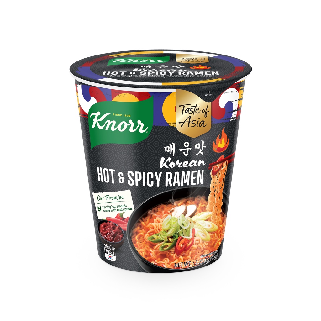 Knorr Korean Hot & Spicy Ramen 65g [Korean](Expiry9/10/2022) Shopee Singapore