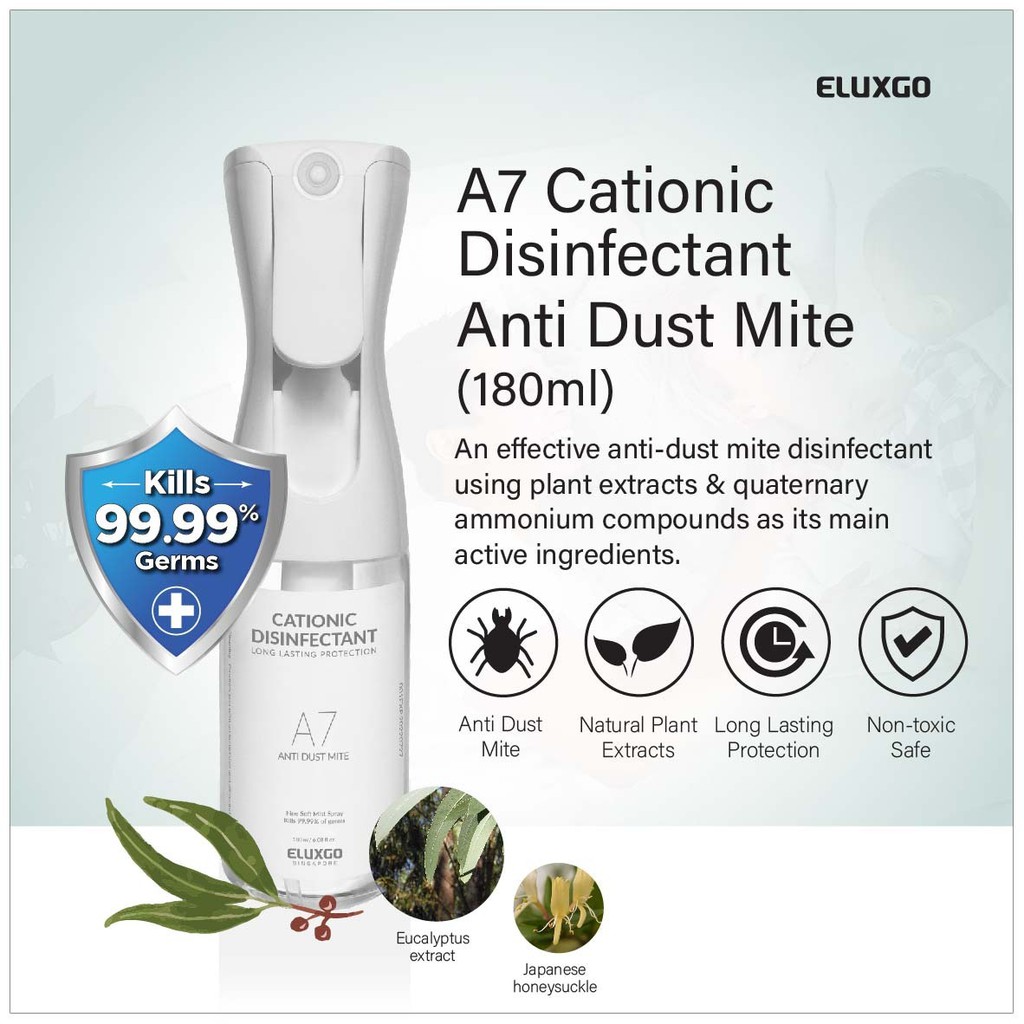 A7 AntiDust Mite Disinfectant Spray 180ml Shopee Singapore