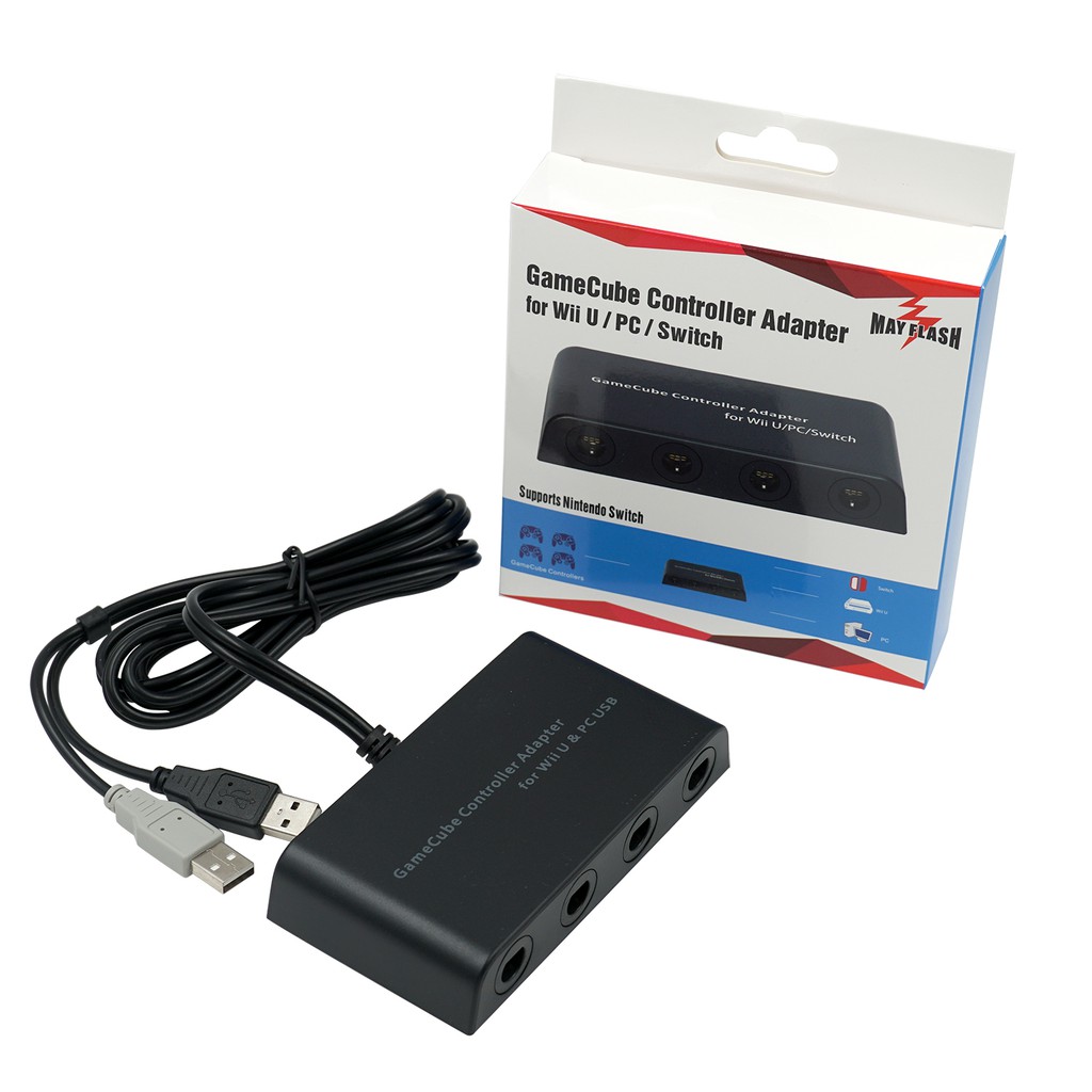 Mayflash 4 Ports Gamecube Controller Adapter for Wii U/PC