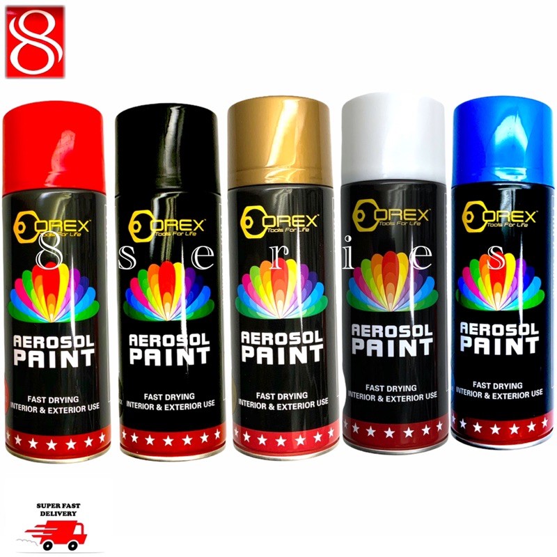 ( Bundle Of 2) Orex Aerosol spray paint 400ml /can Shopee Singapore
