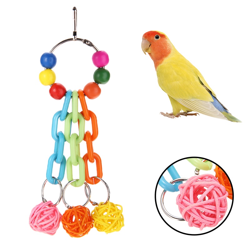 Bird Parrot Parakeet Canaries Greys Budgie Cockatoo Macaw Cage Chew Toy