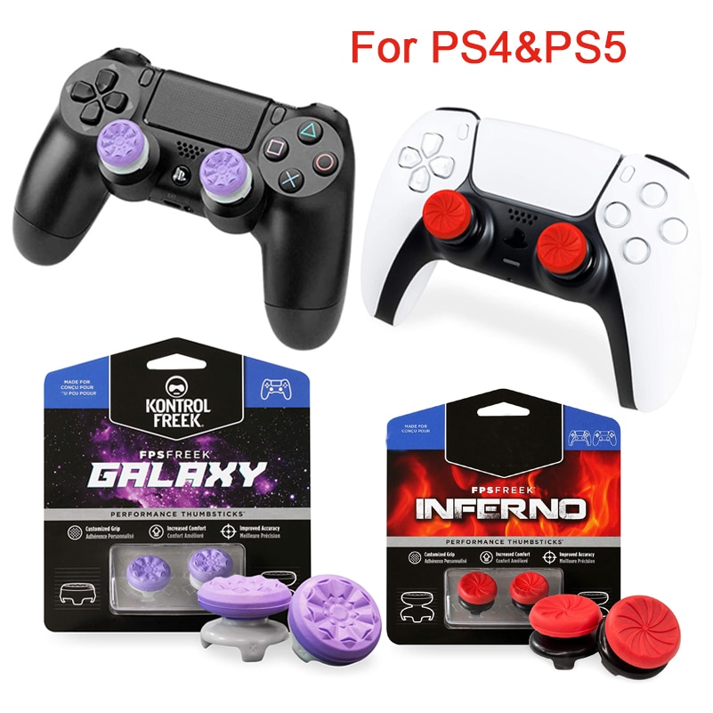 For Playstation 5 FPS Freek Thumb Grips for PS5 & PS4 Controller