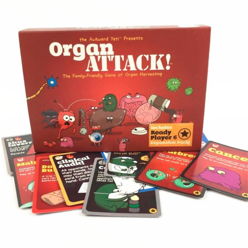 Organ ATTACK! Fashion Card Game Party Family Club Board