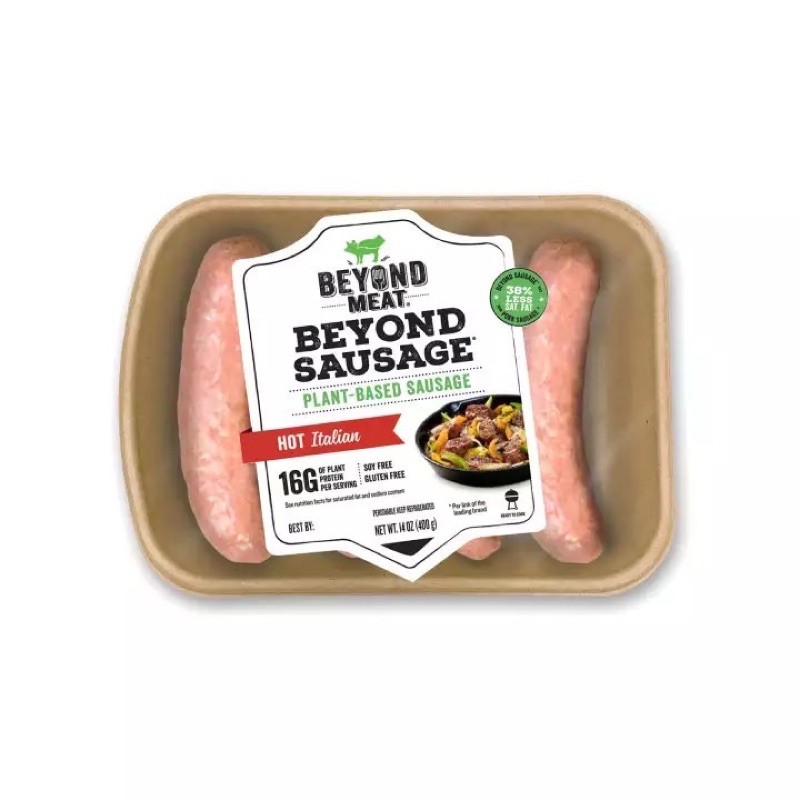 Beyond Meat Sausage Hot Italian (400g x 2) Plant Based Meat No Soy