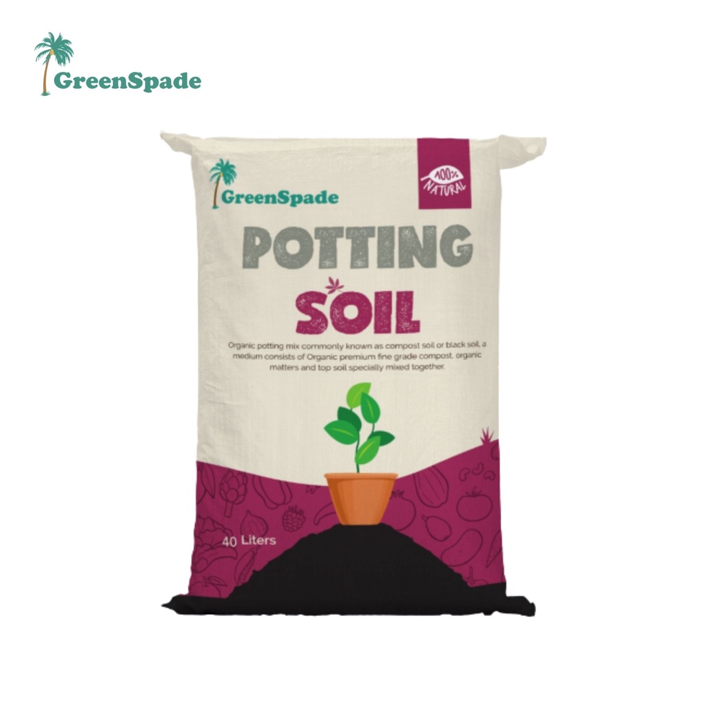[Best Selling] Green Spade Organic Potting Soil 40L Shopee Singapore
