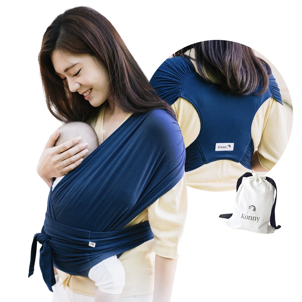 Konny Baby Carrier, Navy Readytowear, Lightweight, Breathable and