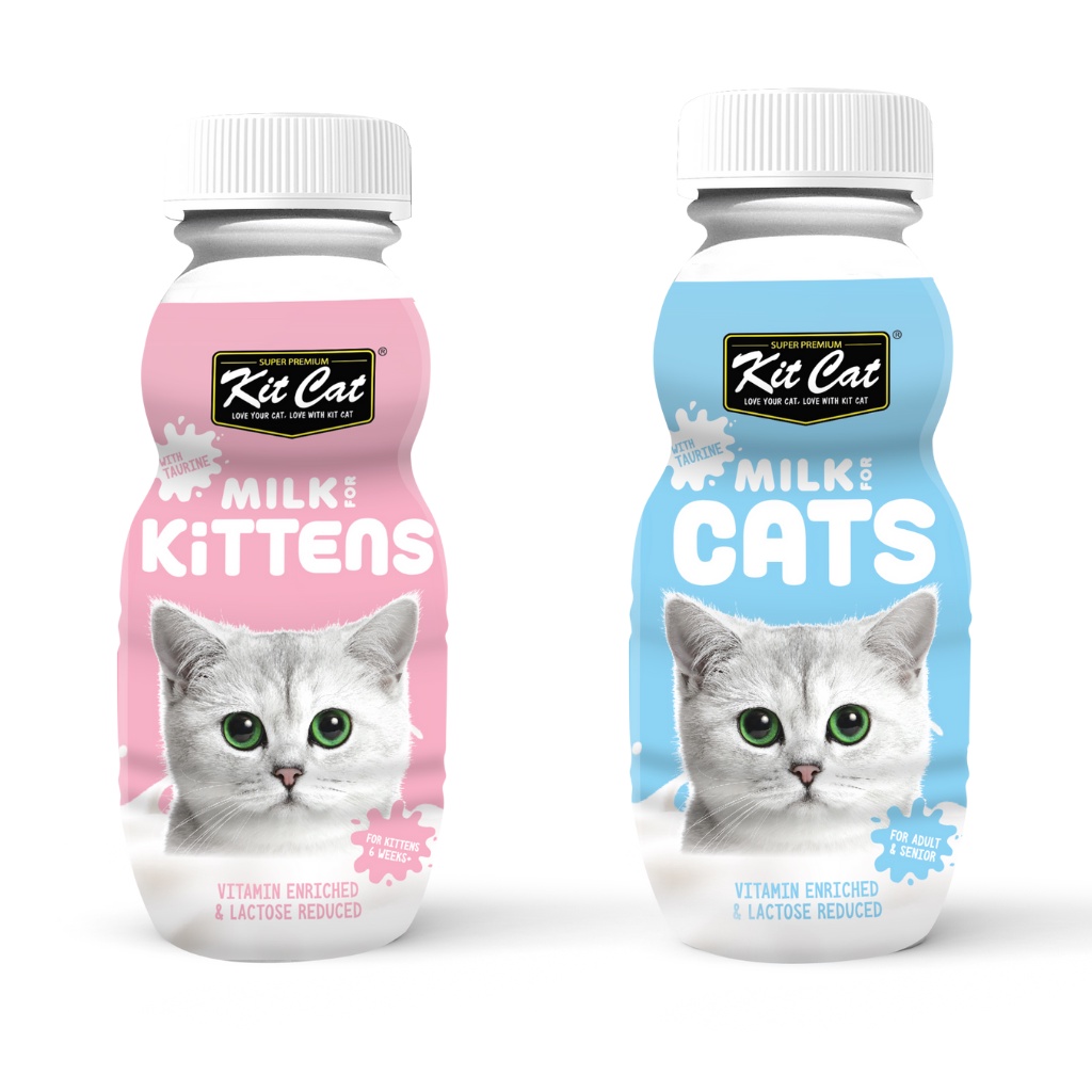 Kit Cat Milk For Cats & Kittens 250ml Vitamin Enriched & Lactose