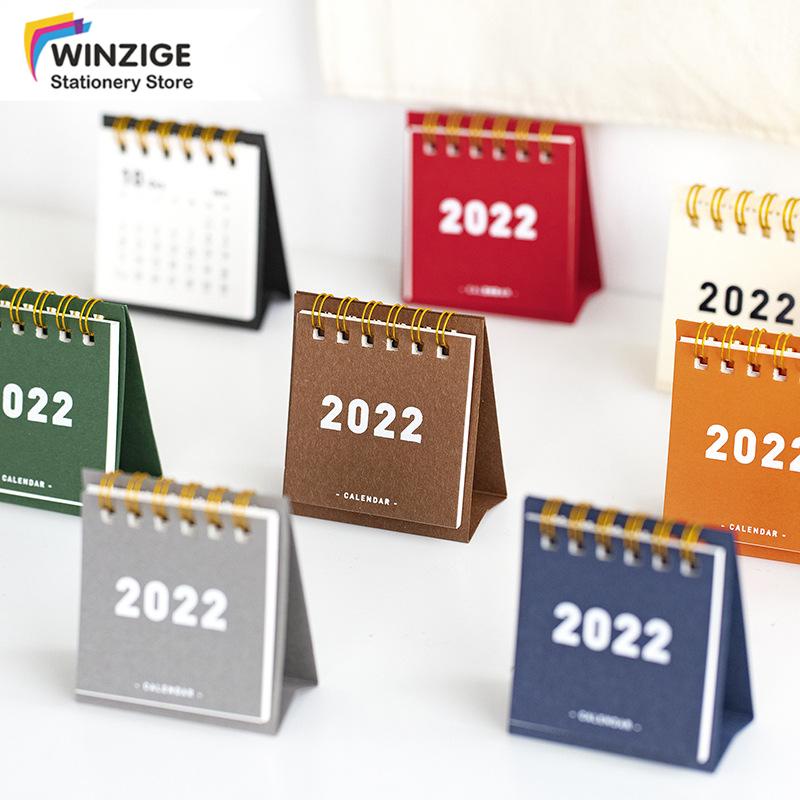 Winzige 2022 Mini Calendar Desktop Calendar 2022 Planner Schedule Agenda  Office Student Stationery | Shopee Singapore