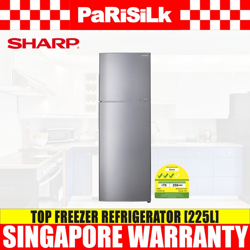 Sharp SJRX30ESL2 Top Freezer Refrigerator (241L) Shopee Singapore