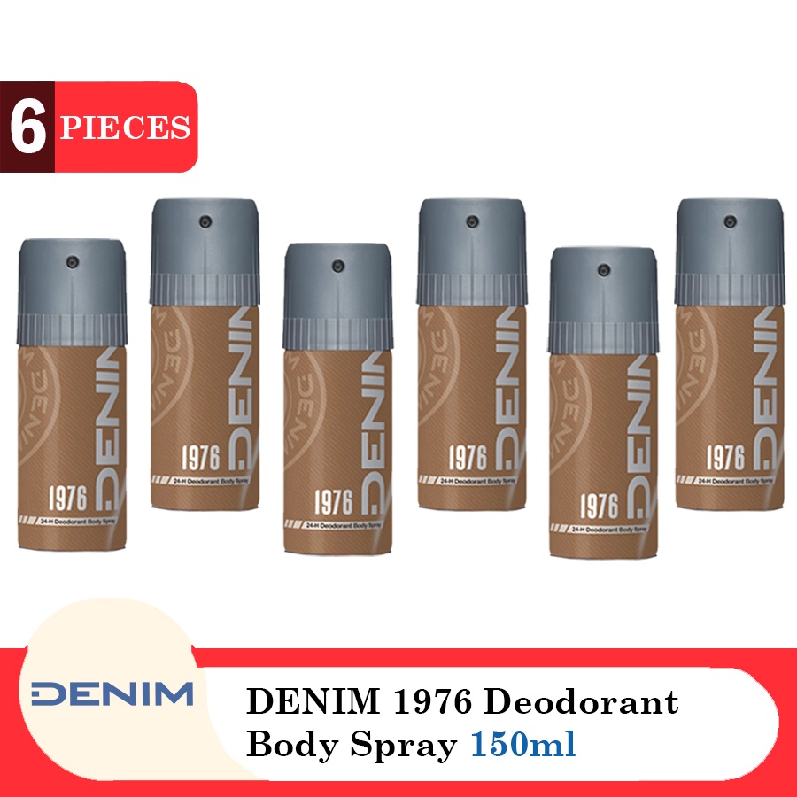 DENIM 1976 Deodorant Body Spray 150ml Shopee Singapore