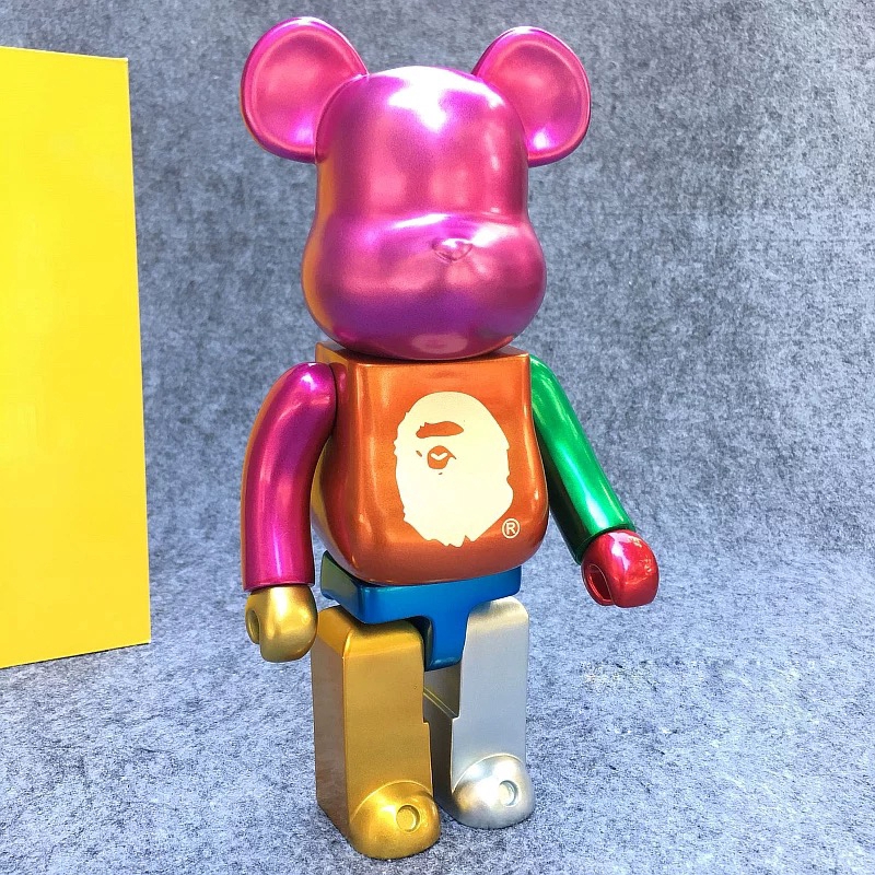 400 Fashion Bape The 25th Anniversary X Bearbrick Action Figure