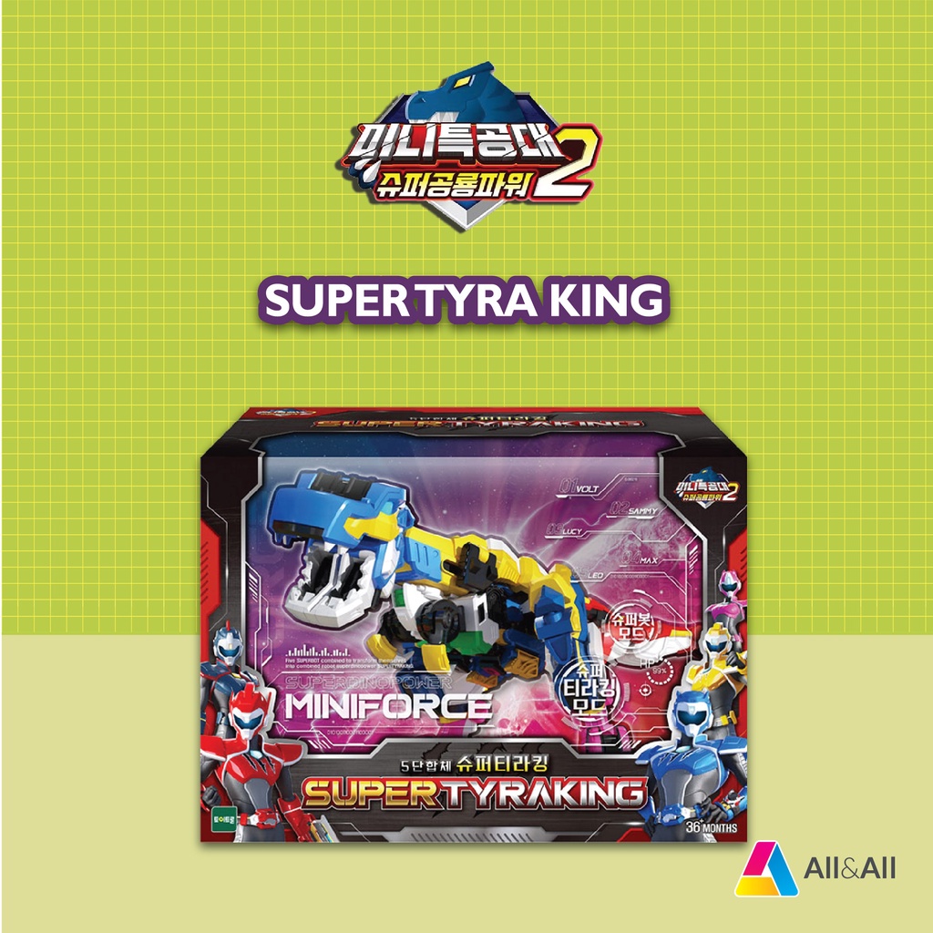 [MINIFORCE X SUPER DINO POWER2] RDY KOREA Mini Force Toy Robot Series