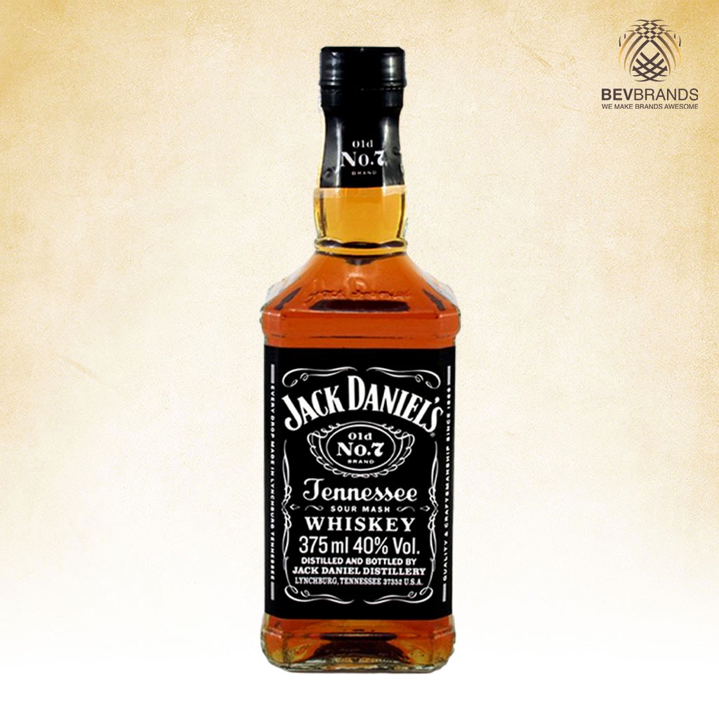 Jack Daniel's Tennessee Whiskey 375 mL 40 Percent ABV Shopee Singapore