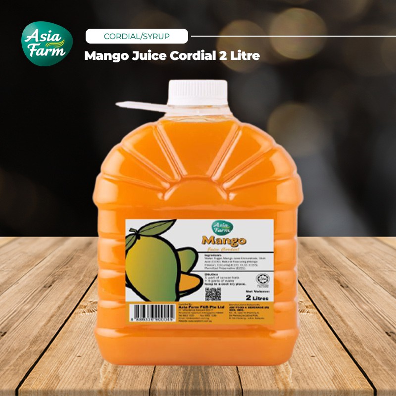 Asia Farm Mango Juice Cordial 2Litre Shopee Singapore