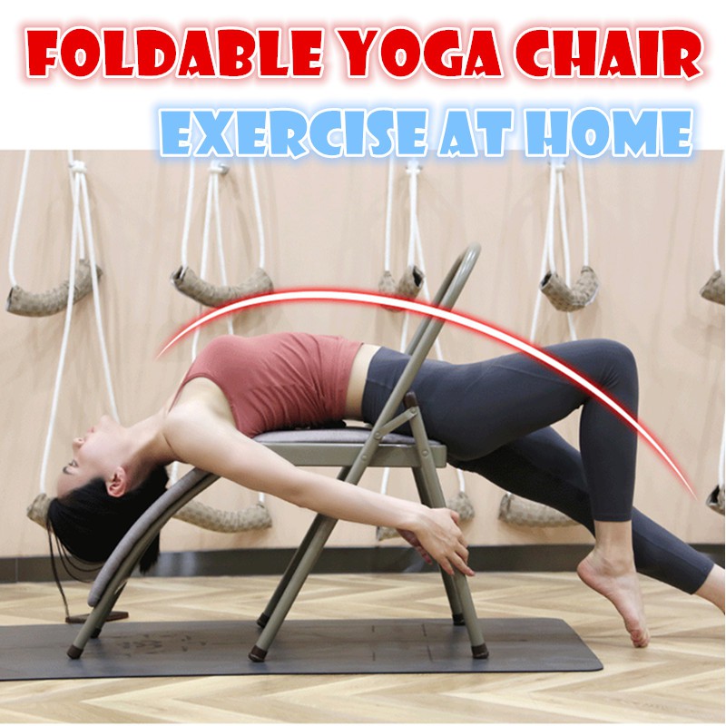 Foldable yoga chair specialized Auxiliary chair Exercise at home Bold