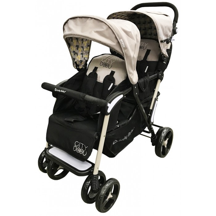 Lucky Baby City Duo Twin Stroller Shopee Singapore