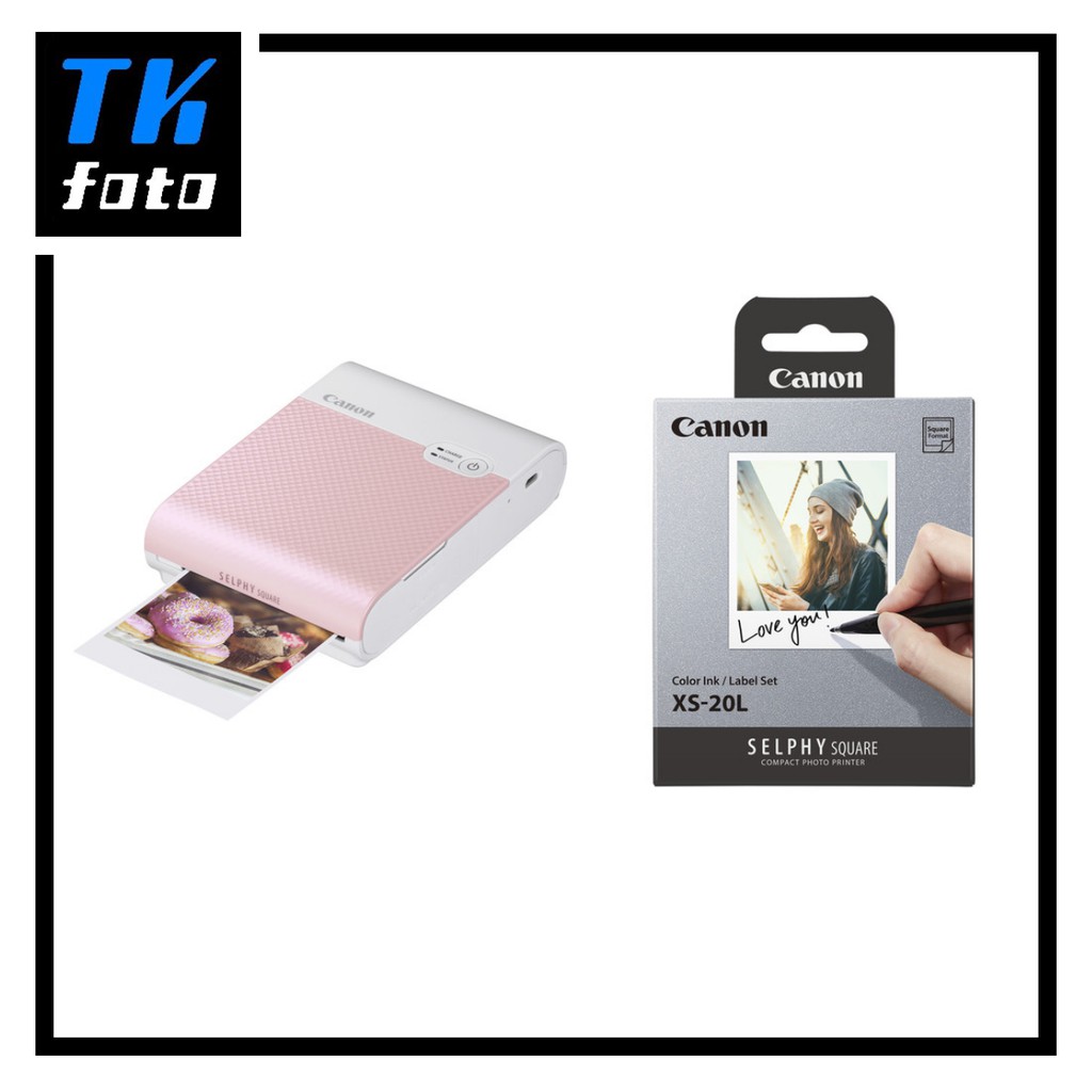 Canon SELPHY Square QX10 Mobile Printer (Free Canon SELPHY SQUARE XS