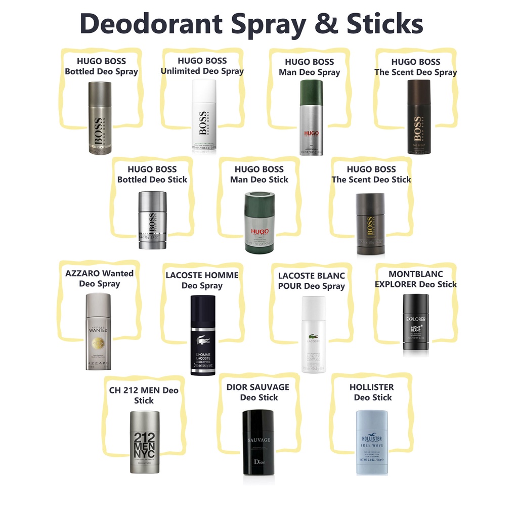 Deodorant Spray 100 Authentic Original Brand Deodorant Body Spray and