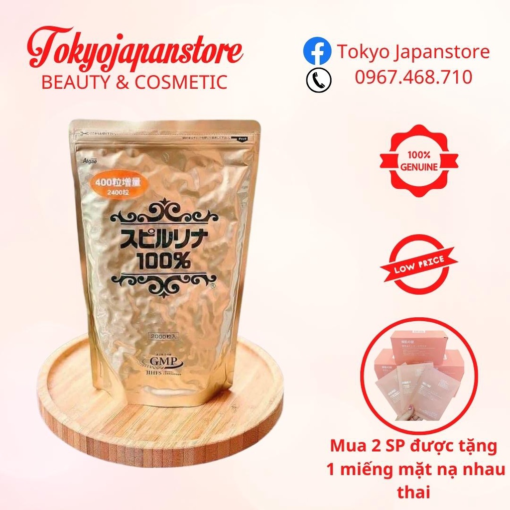 Spirulina Bag spirulina 2400 Tablets, Japanese spirulina spirulina In