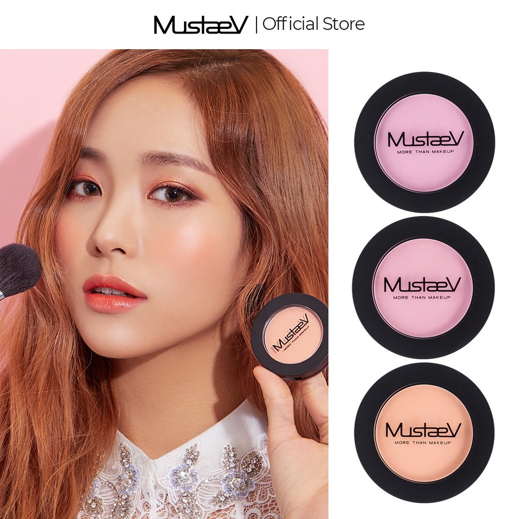 MustaeV Cheeky Chic Blush 4.5 g, Girl group blush, Pink blush, Coral blush, Apricot blush, Cool