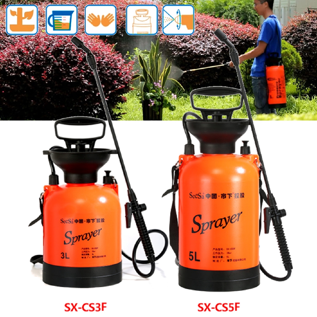 3L/5L Garden Sprayer Hand Pressure Pump Watering Irrigation with