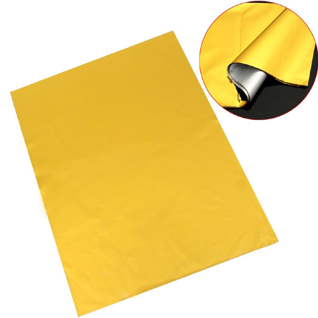 100 Sheets A4 8"x12" Gold Transfer Foil Paper Laser Printer Hot