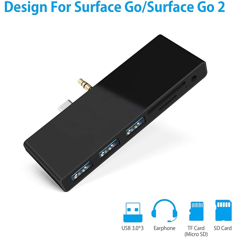 Surface Go Docking Station, USB C HDMI Adapter for Surface Go/Surface