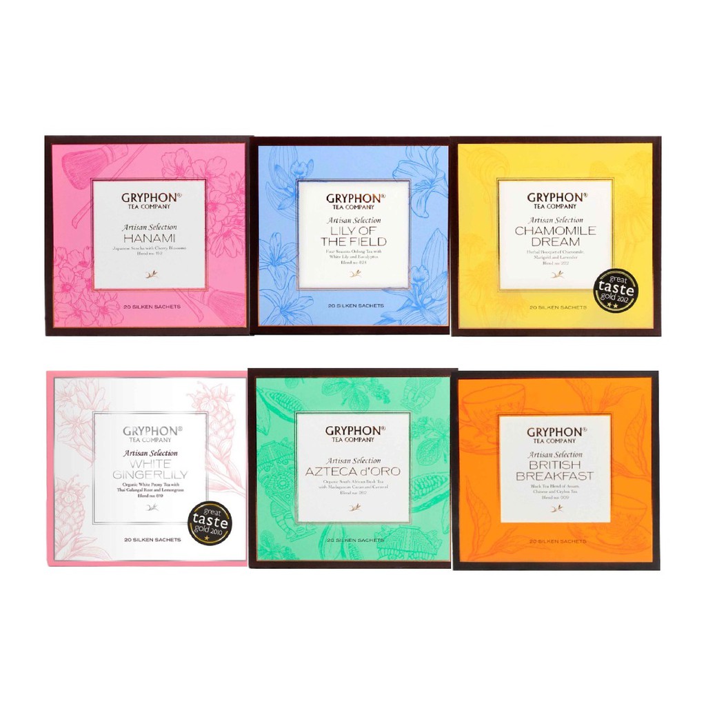 [Multi Favour] GRYPHON TEA Co. Artisan Collection 20 Sec per box