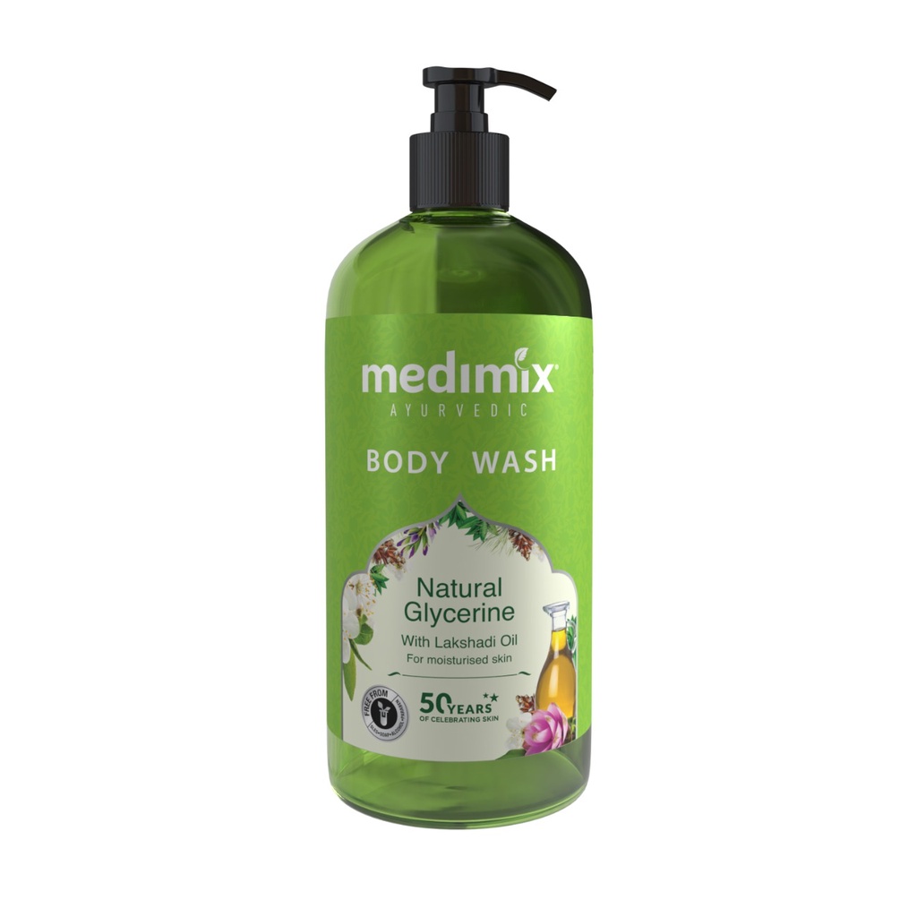 Medimix Ayurvedic Body Wash Natural Glycerine With Lakshadi Oil 500ml