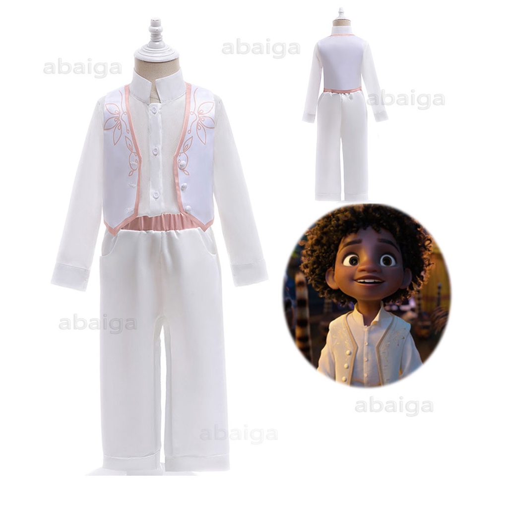 Encanto Disney Antonio Costume Terno for Kids Boy Cosplay Prince
