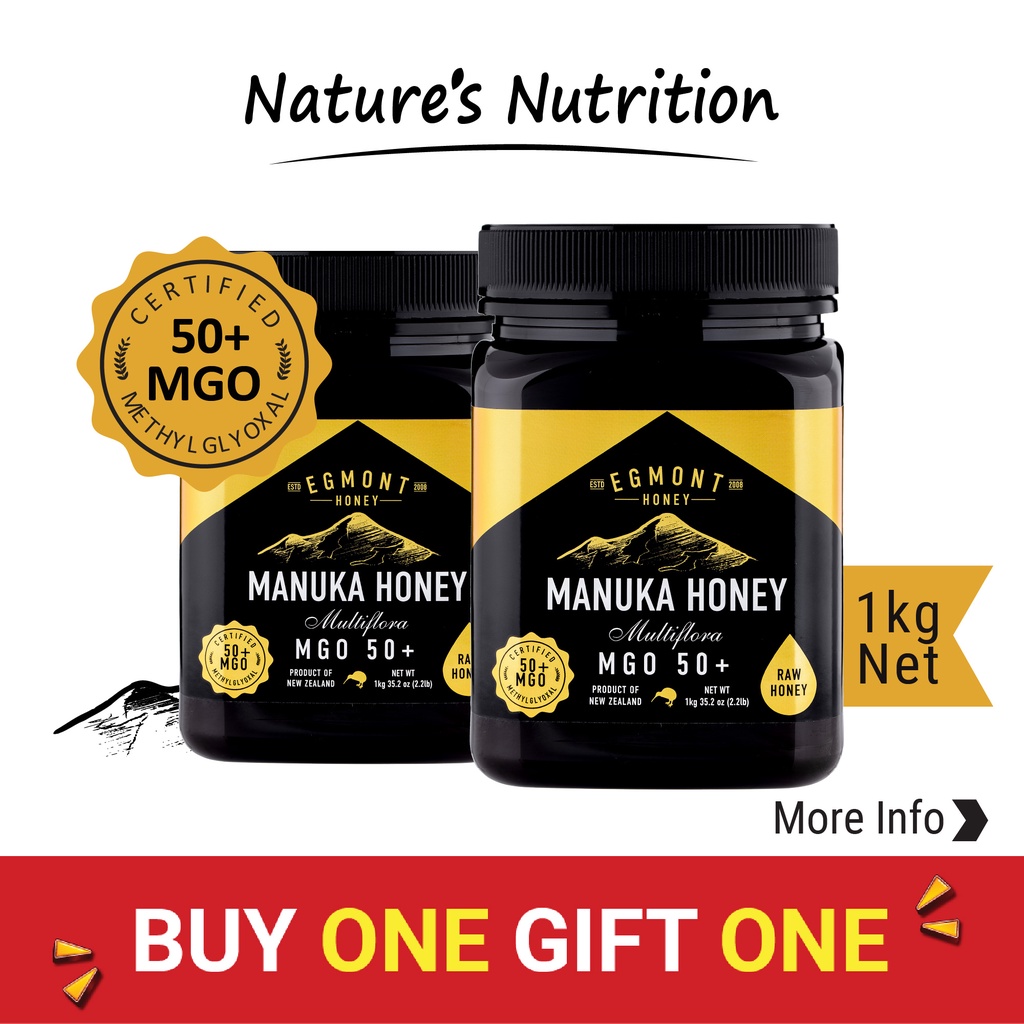 [BUY 1 FREE 1]Egmont Manuka Honey MGO 50+ 1kg Shopee Singapore