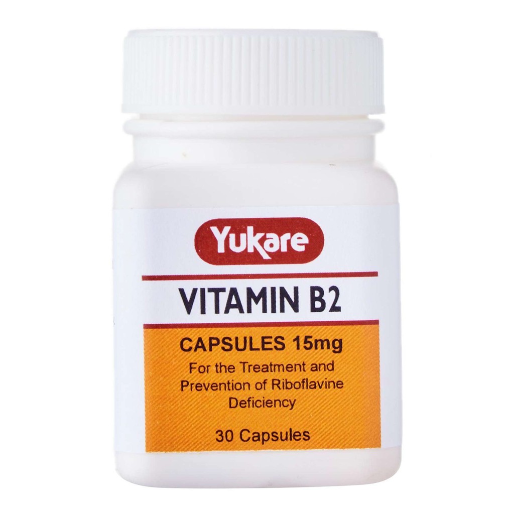 [Bundle of 4] Yukare Vitamin B2 Capsules 15Mg 30s By Medic Drugstore