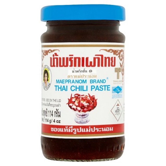 Thai Chili Paste MaePranom Brand Thailand Siam 57g/228g Shopee Singapore